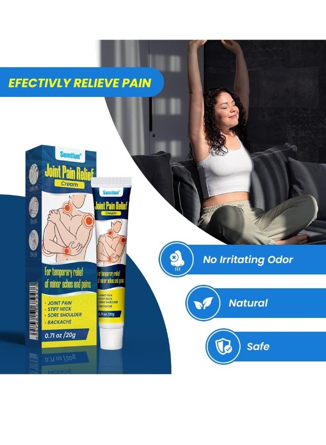 سوميفون مرهم لتخفيف آلام عضلات مفصل الكتف، كريم للرعاية الصحية لالتهاب المفاصل الروماتويدي، كريم الكركم المسكن - 20 جرام - Image 2